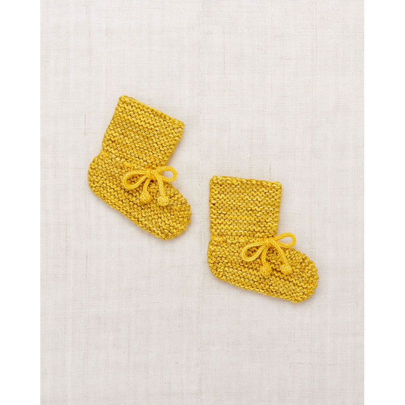 Misha and Puff Mango + Citron Classic Baby Booties