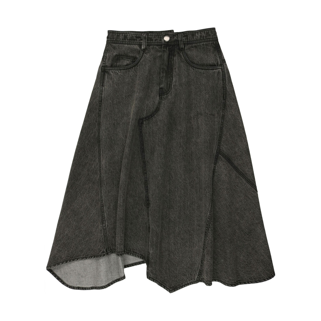 Denim Skirt Midi Skirts Women | Midi Denim Skirts High Waist | Midi Skirts  Women Jeans - Skirts - Aliexpress