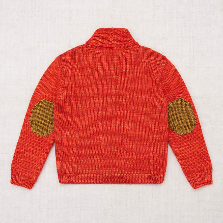 Misha and Puff Falling Leaves Cardigan - Red Flame