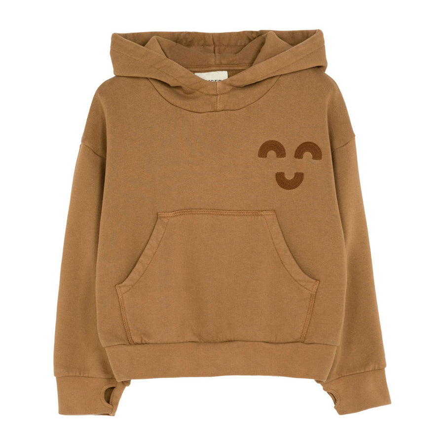 Finger in the Nose  Hazelnut Happy Hooded Sweatshirt