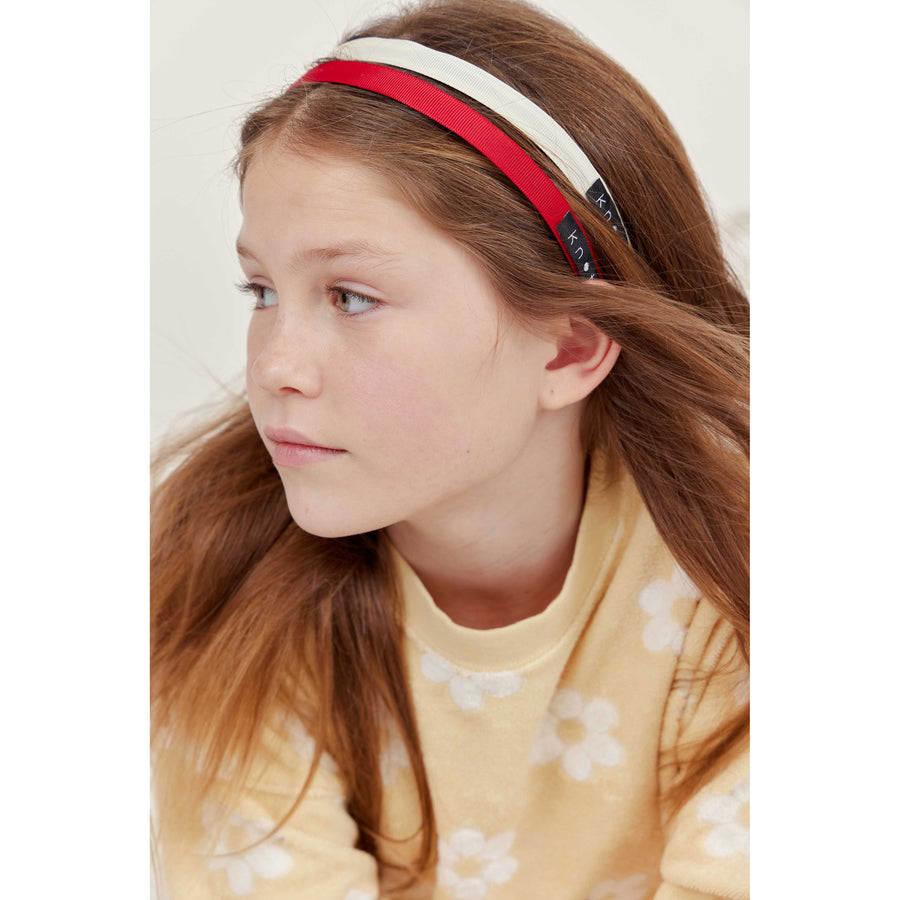 Knot Hairbands Creme Ribbon Headband