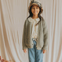 Buho Eucalyptus Pockets Cardigan