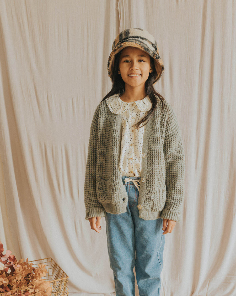 Buho Eucalyptus Pockets Cardigan