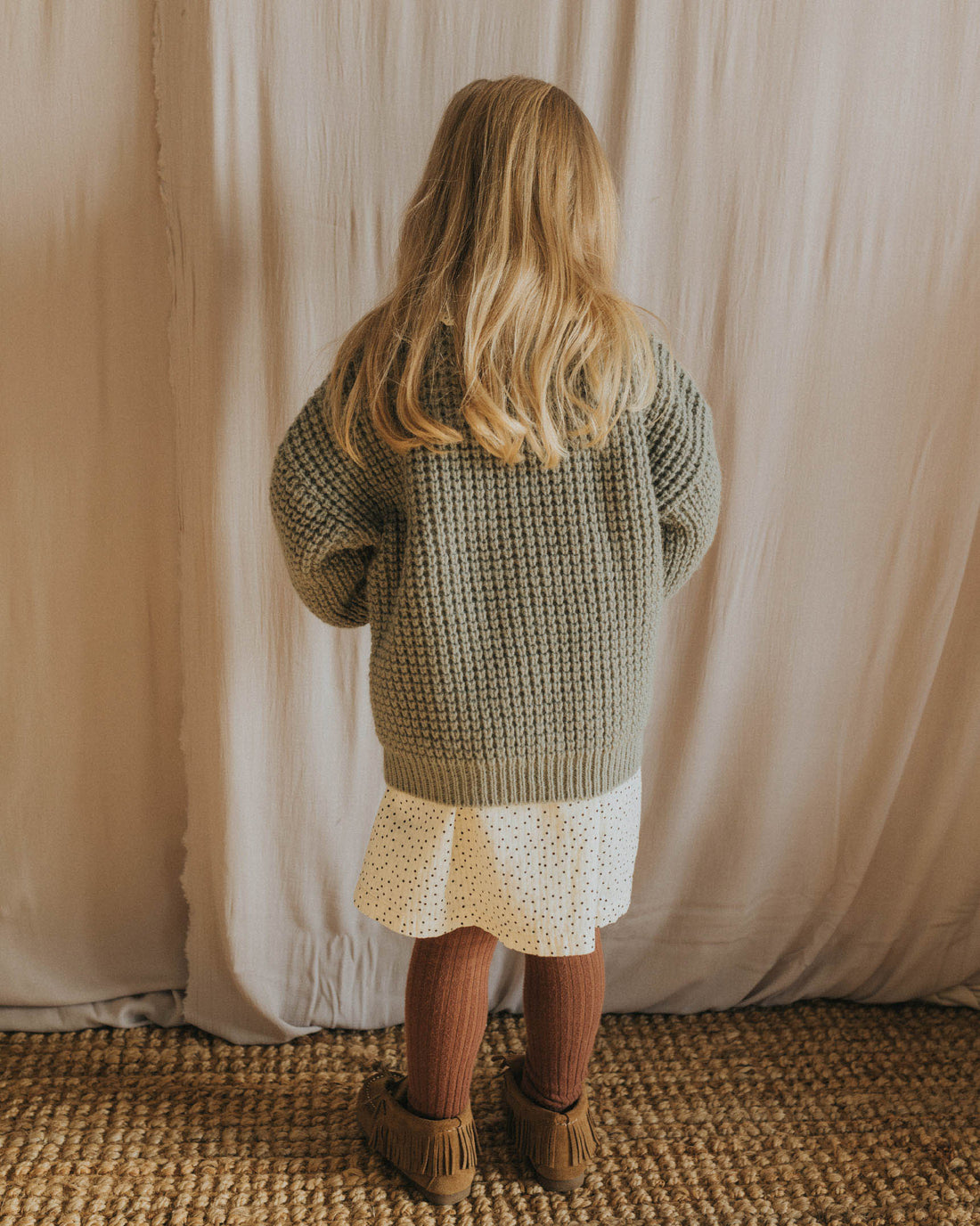 Buho Eucalyptus Pockets Cardigan