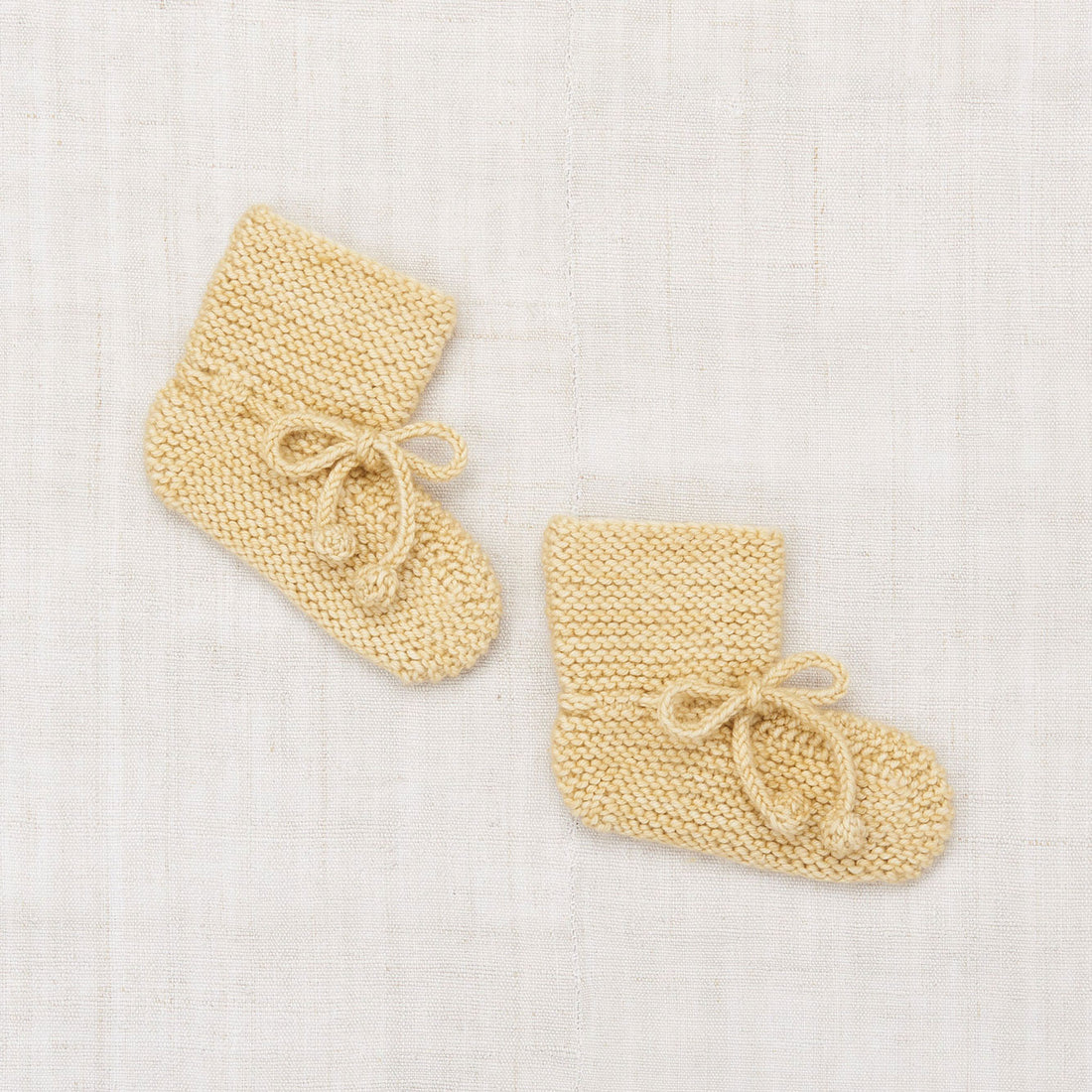 Misha and Puff Layette Classic Booties - Linen – Ladida