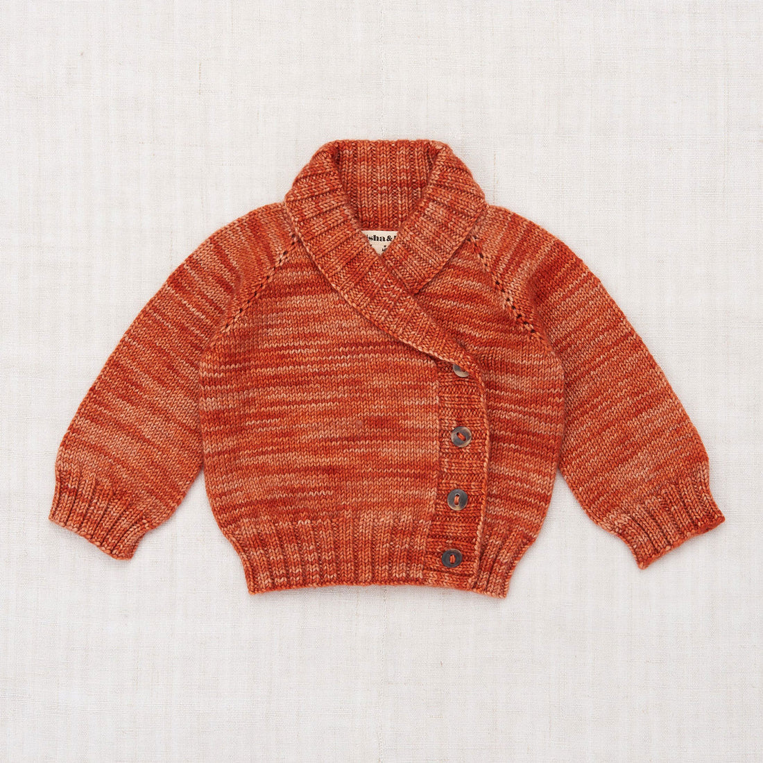 Misha and Puff Layette Saltwater Cardigan - Cinnamon – Ladida