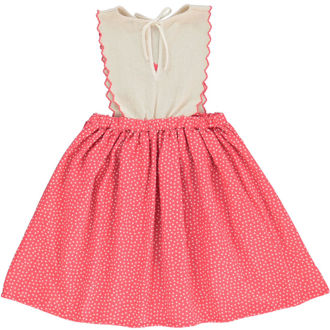 Bebe Organic Cherry Dots Lili Apron Dress