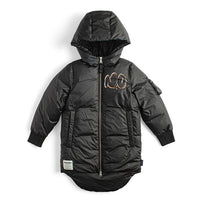 Nununu Black Dizzy Scull Parka Down Coat