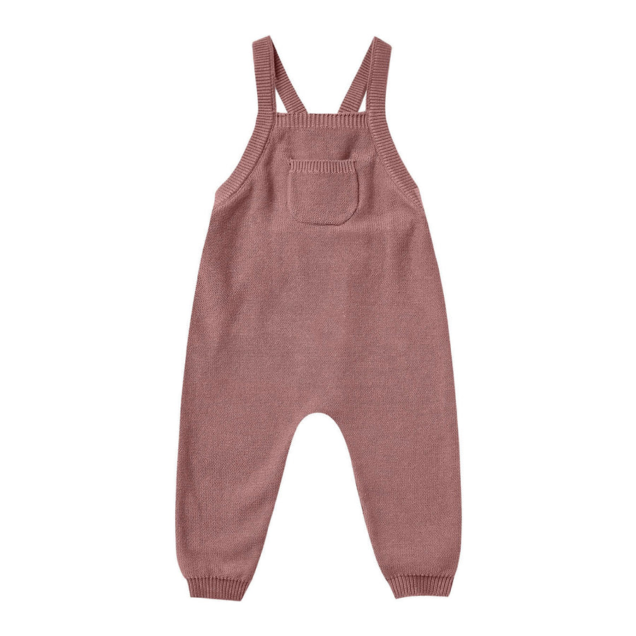 Quincy Mae Fig Knit Overall