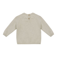 Quincy Mae Heathered Ash Knit Sweater