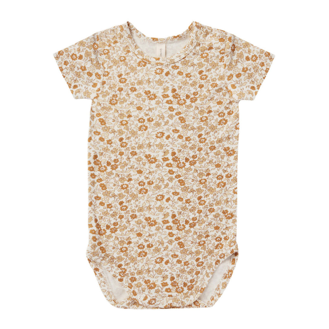 Quincy Mae Marigold Bamboo Short Sleeve Bodysuit