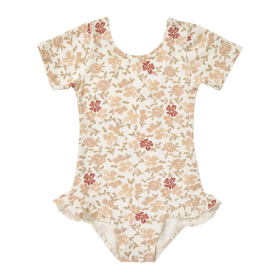 Rylee and Cru Pink Floral Leotard