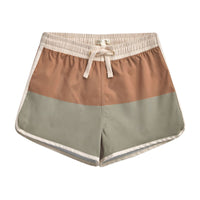 Rylee and Cru Color-Block Swim Trunk - Color Block