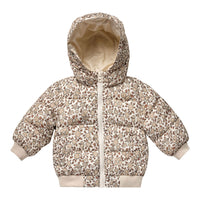 Rylee and Cru Harvest Floral Puffer Jacket