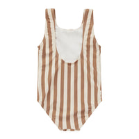 Rylee and Cru Clay-Stripe Moxie One-Piece - Clay Stripe