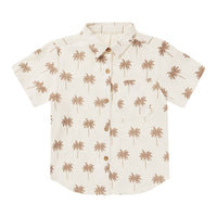 Rylee and Cru Paradise Collared Short Sleeve Shirt - Paradise