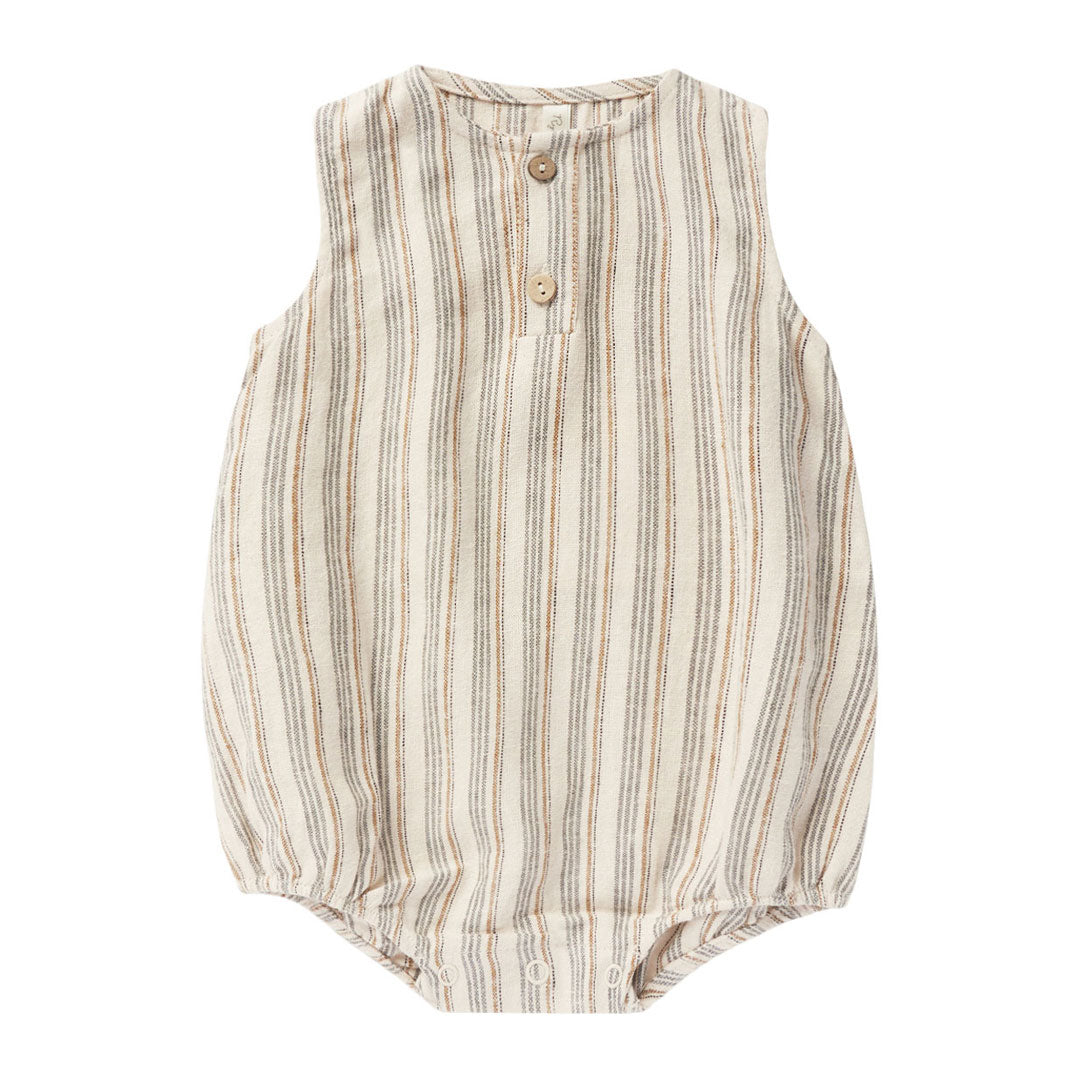 Rylee and Cru Nautical Stripe Beau Romper