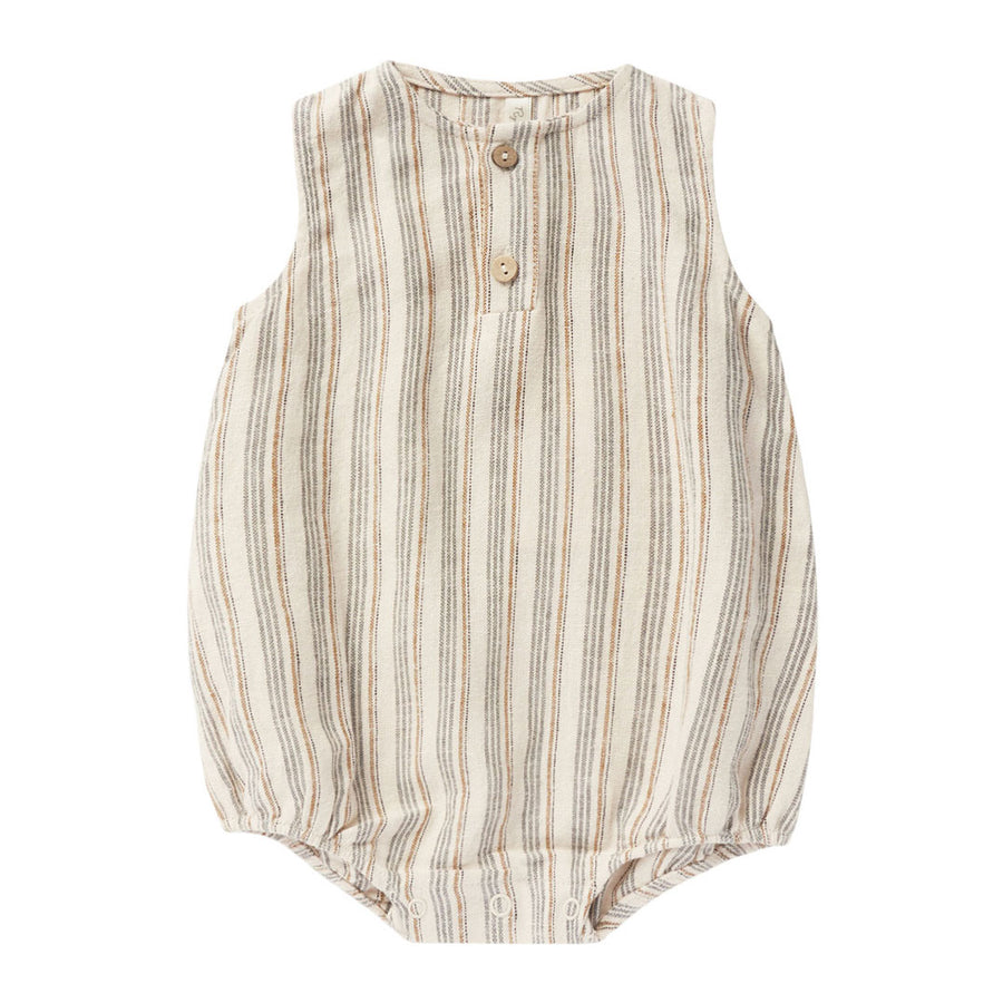 Rylee and Cru Nautical Stripe Beau Romper