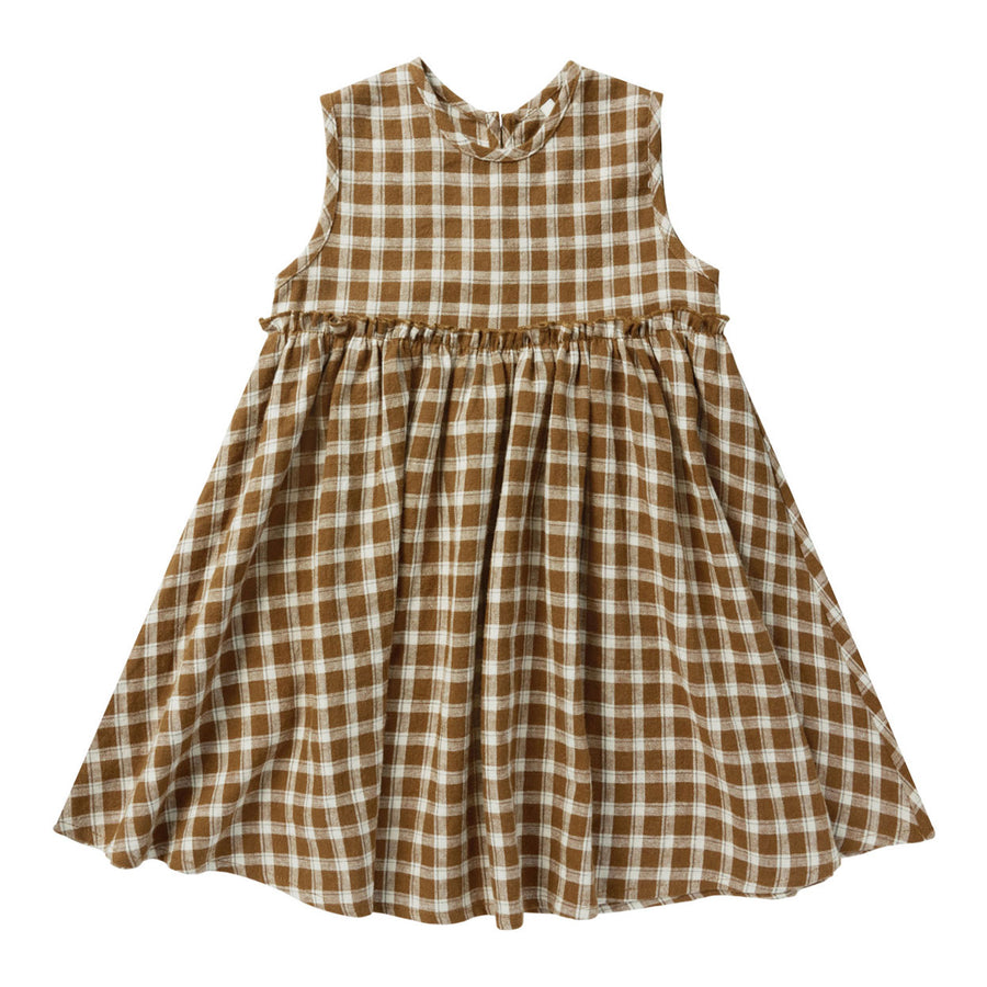 Rylee and Cru Saddle Plaid Harper Dress