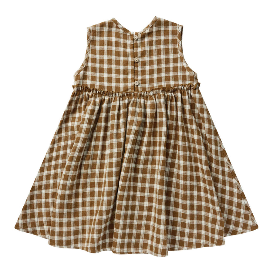 Rylee and Cru Saddle Plaid Harper Dress