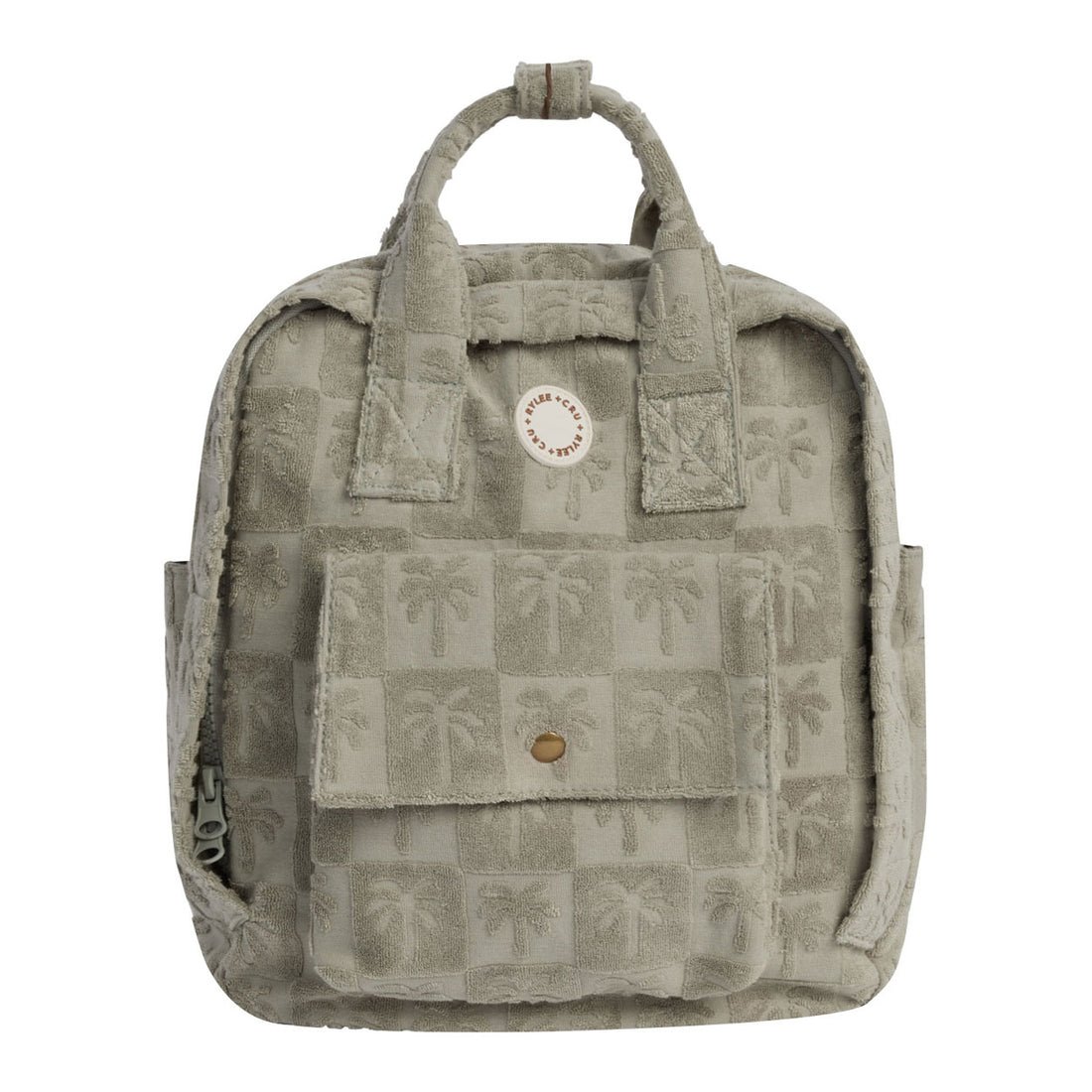 Rylee and Cru Palm-Check Mini Backpack - Palm Check