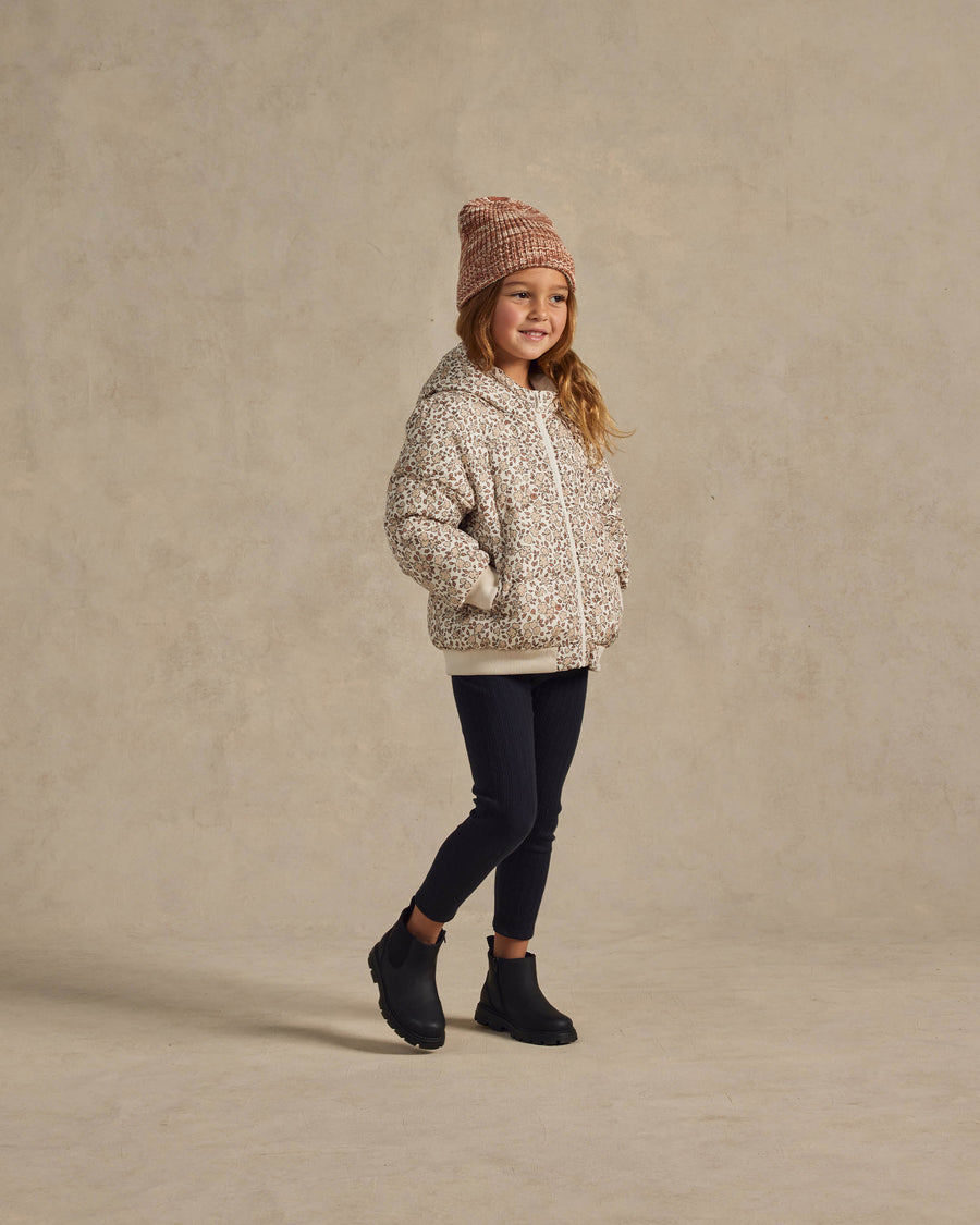 Rylee and Cru Harvest Floral Puffer Jacket