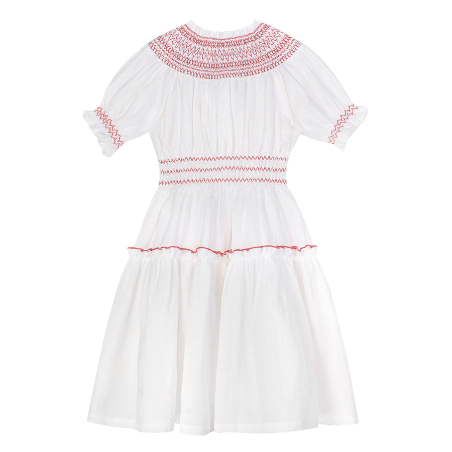 Cera Una Volta White Evalina Dress