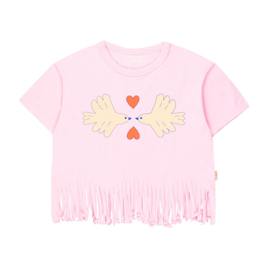 Tiny Cottons Light Pink Doves Tee