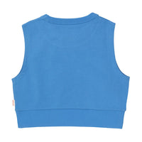 Tiny Cottons Azure Tiny Sleeveless Sweatshirt