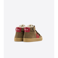 Veja Brown/Pekin Small Esplar Suede Mid Sneakers