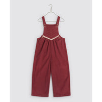 Little Cotton Clothes Apple Butter Velvet Veronica Dungarees