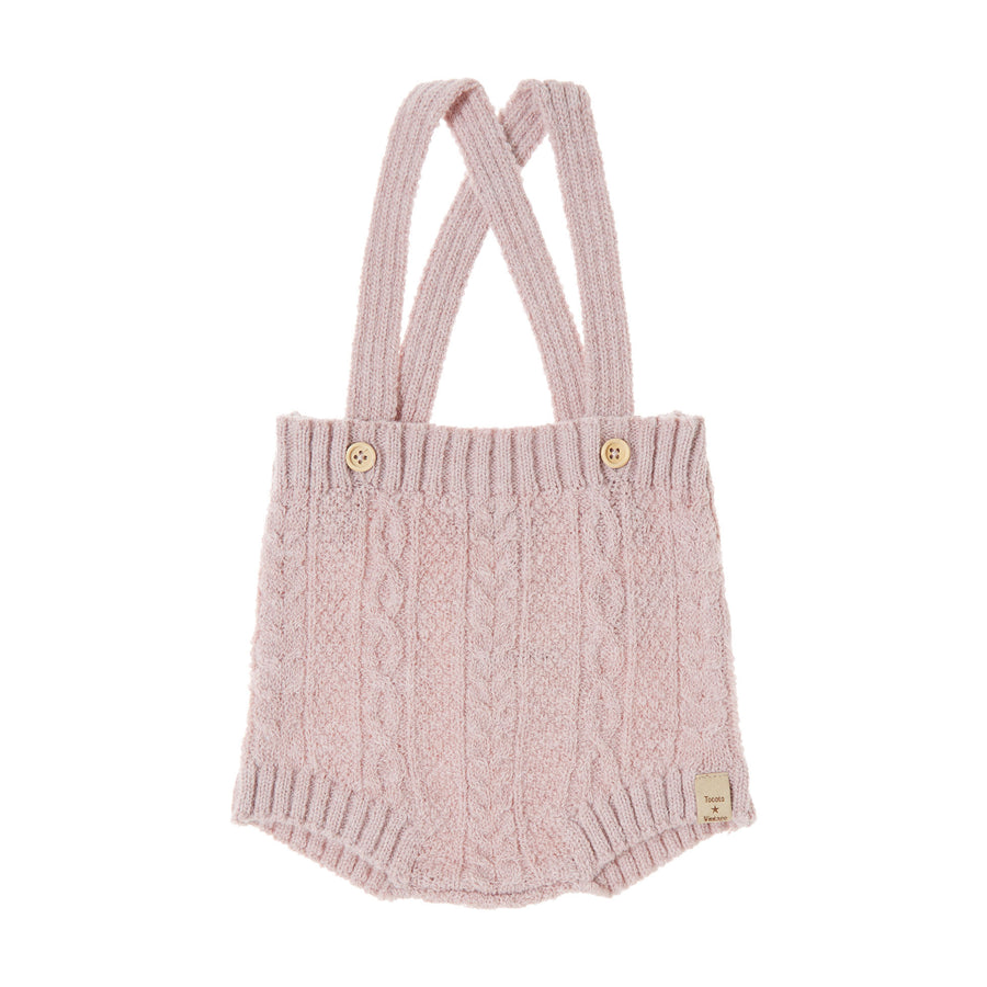 Tocoto Vintage Pink Knitted Suspender Bloomer