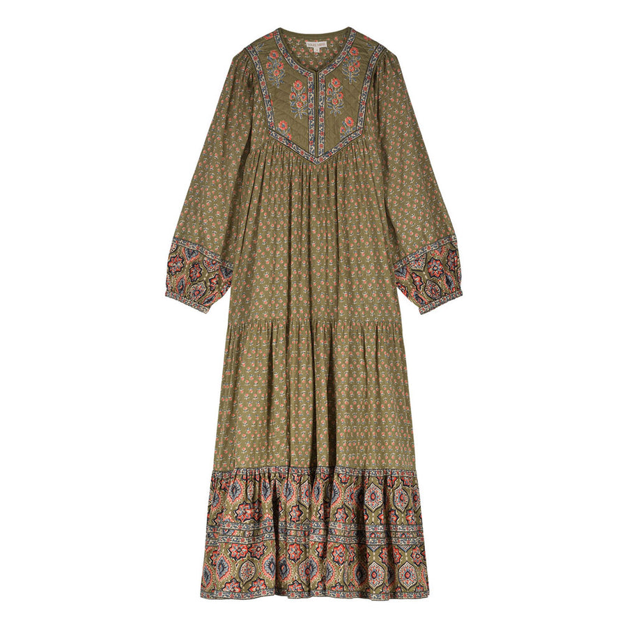 Louise Misha Khaki Granada Meadow Gypsy Dress – Ladida