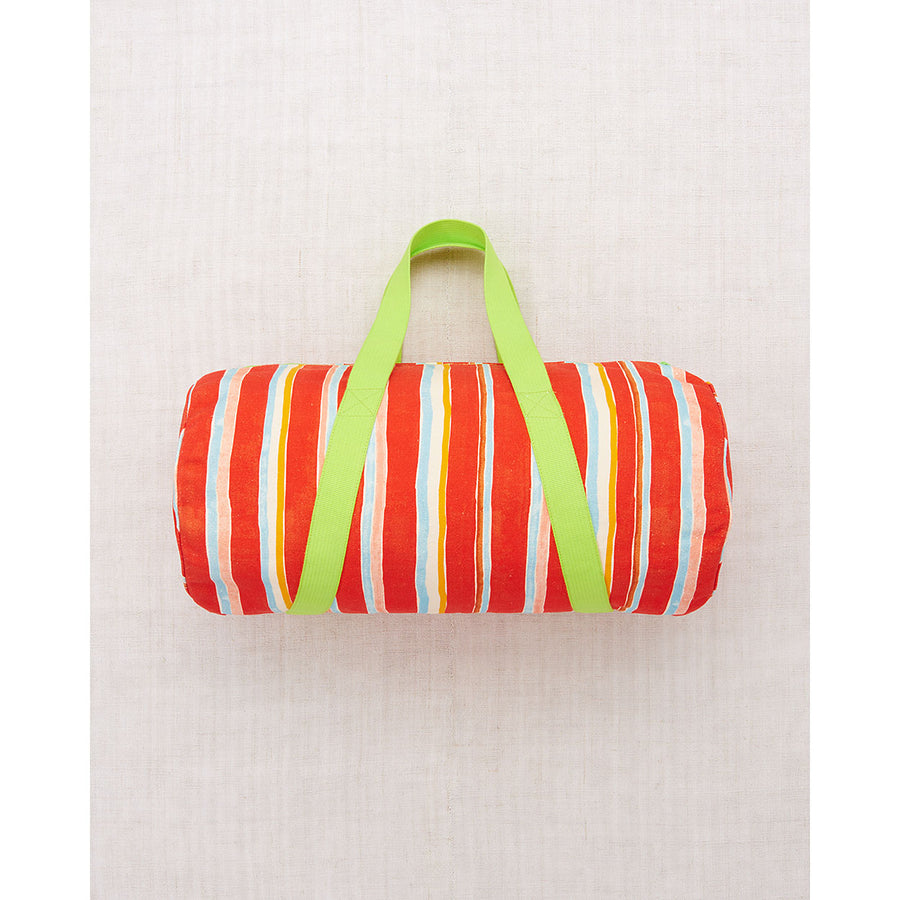 Misha and Puff Persimmon Watercolor Stripe Weekender