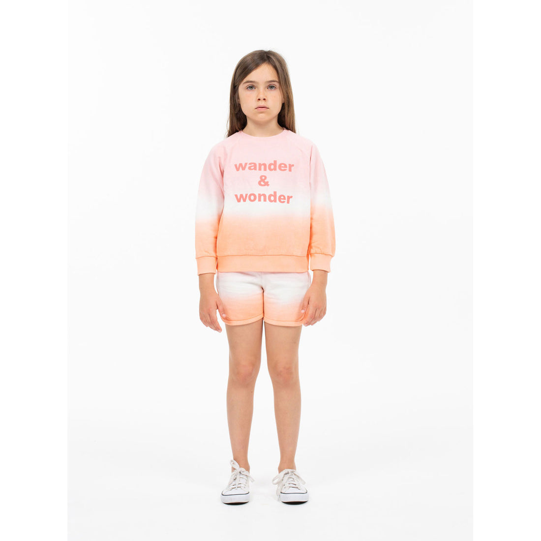 Wander and Wonder  Punch Ombre Sweatshirt