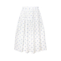 Paade Mode White Pearl Cotton Skirt