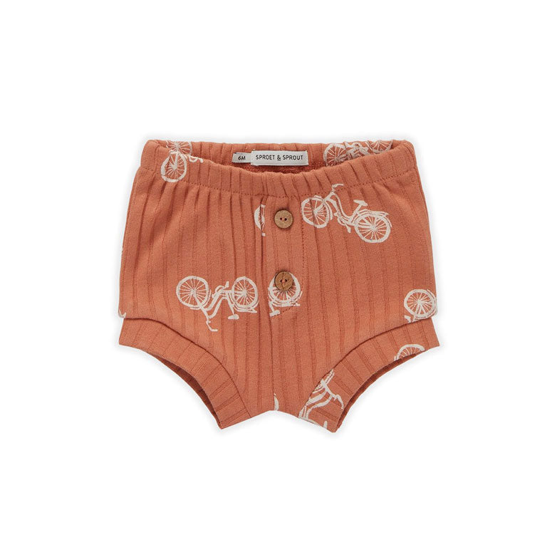 Sproet and Sprout Caf� Baby Short- Bicycle Print