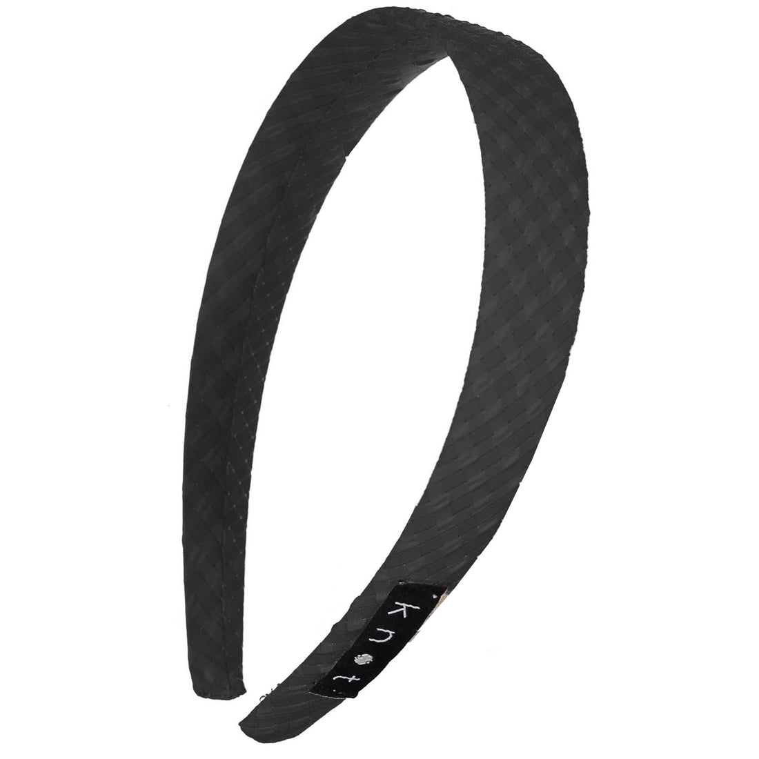 Knot Hairbands Black Seersucker Headband