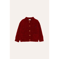 The Campamento Red Pocket Cardigan