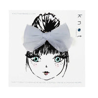 Knot Hairbands Blue Tulle Bow Clip