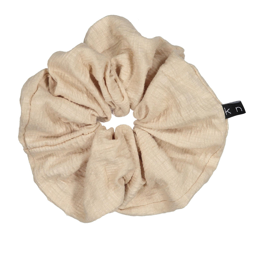 Knot Hairbands Tan Vintage Tee Scrunchie