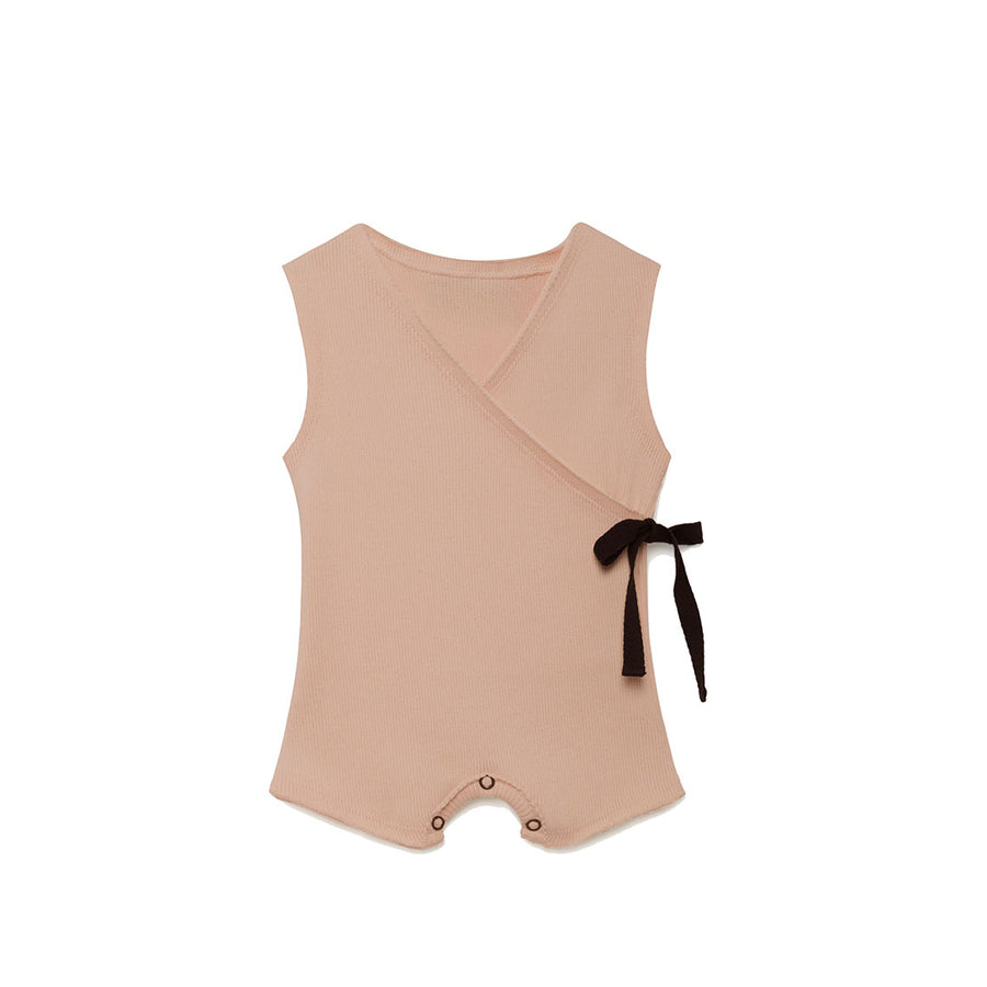 Little Creative Factory Mauve Soft Baby Playsuit