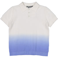 Bonpoint Blue Ombre Polo Sweater