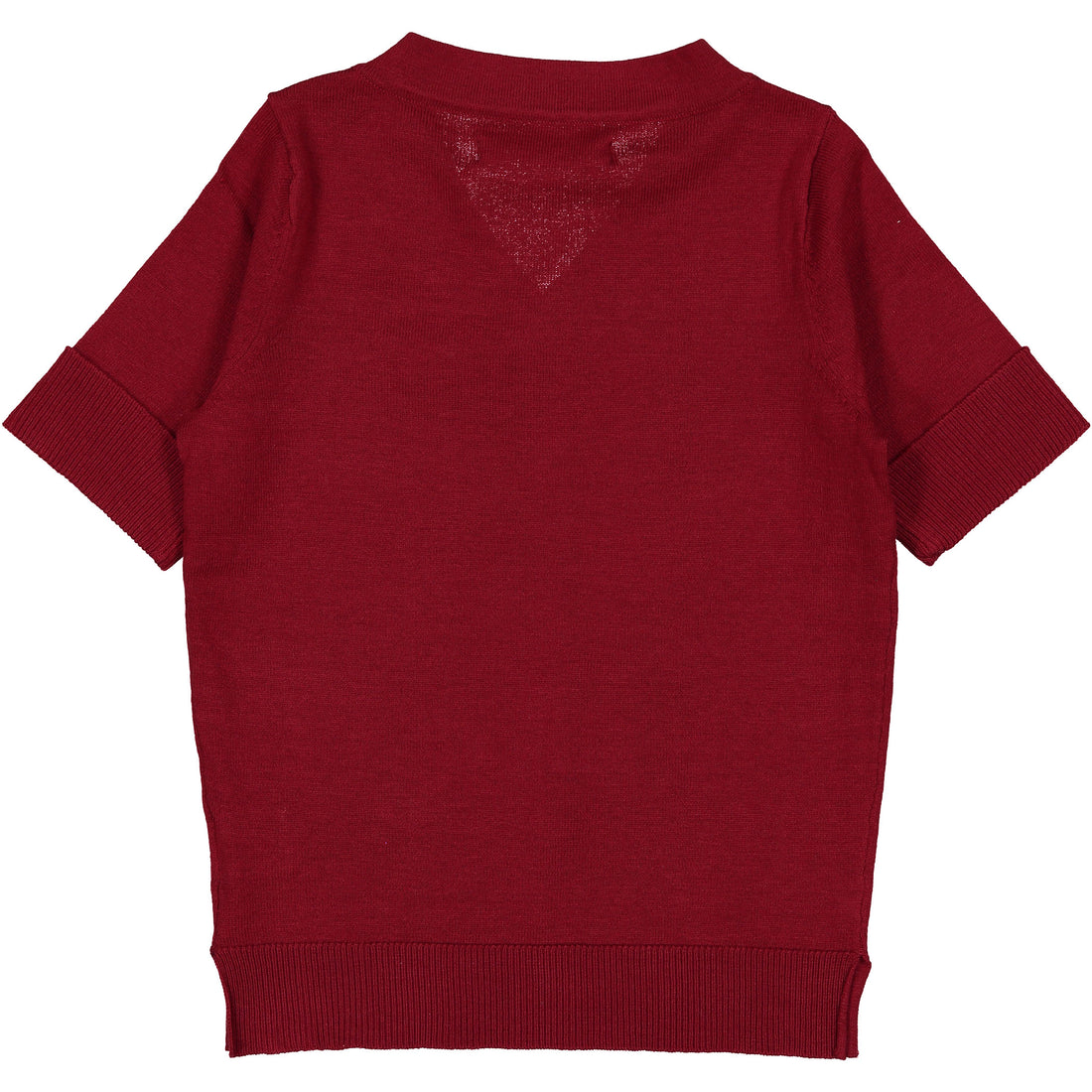 Coco Blanc Red V-neck Sweater