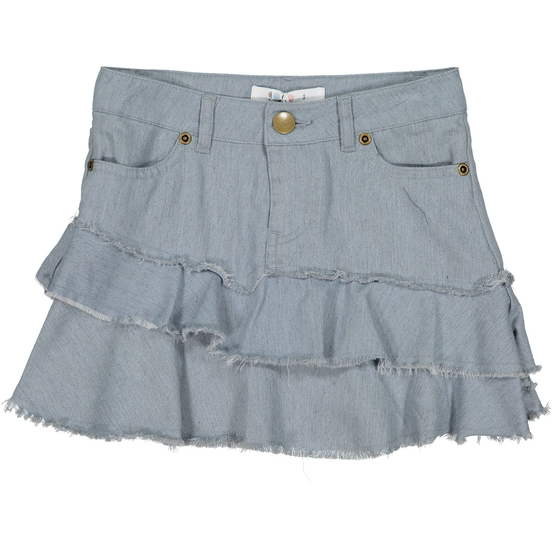 Coco Blanc Light Wash Denim Skirt