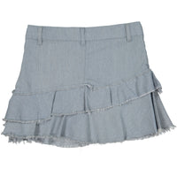 Coco Blanc Light Wash Denim Skirt