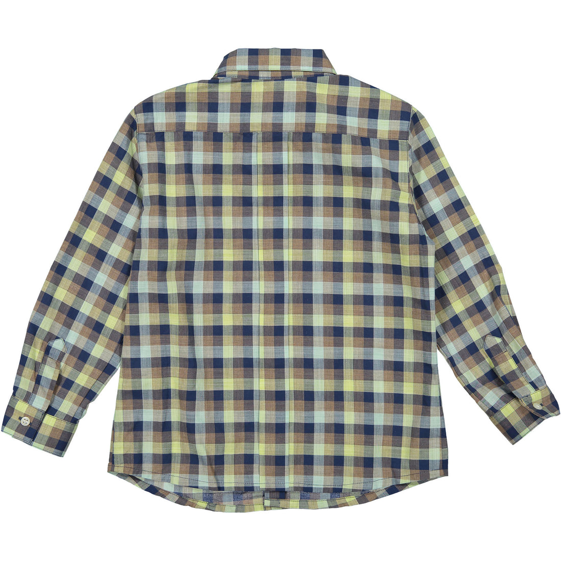 Bonpoint Brown Plaid Shirt