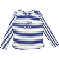 Bonpoint Navy Stripe Cherry YAM Tee