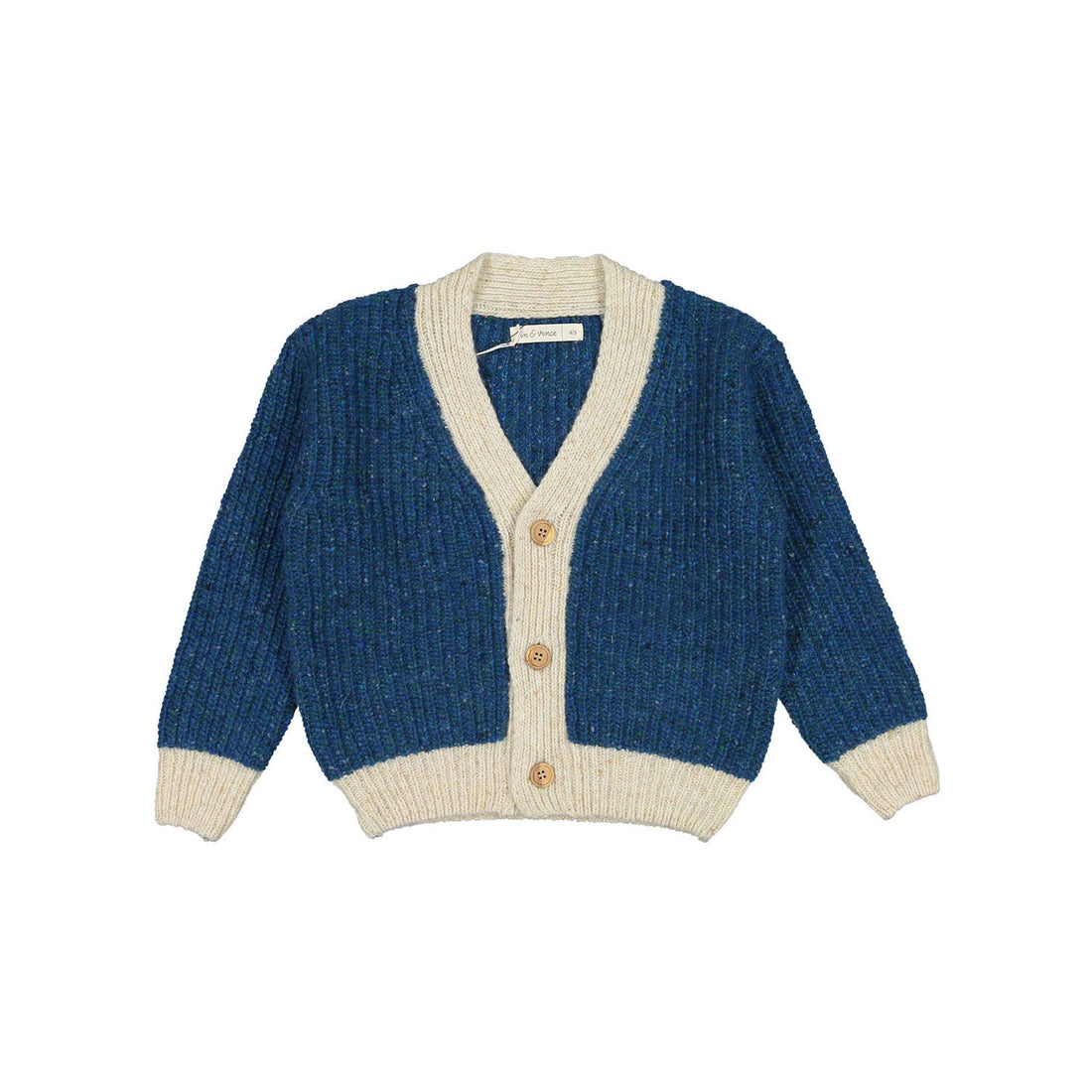 Fin and Vince Cobalt Chunky Cardigan Ladida