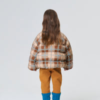 JNBY Beige Plaid Down Coat